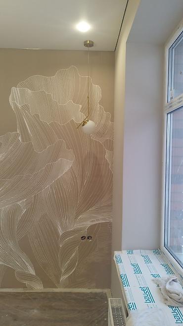 Поклейка обоев: Поклейка обоев и декоративных фотообоев «под ключ» - Профессиональная — 7