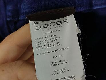 pieces marka: Pieces, Szorty damskie, rozmiar L — 5