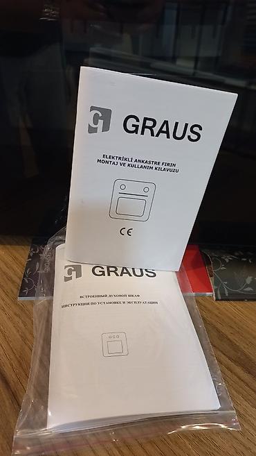 ankastr sobalar: GRAUS Ankastr elektrik sobası - Şüşə panel və qara şık dizayn — 5
