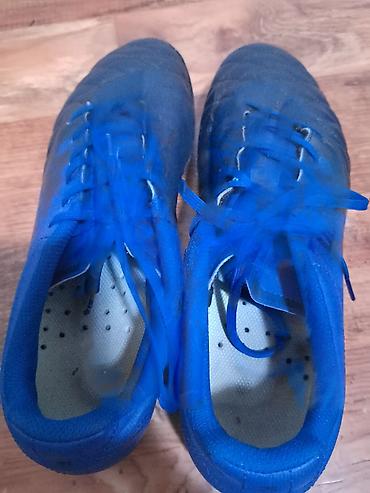 Kopačke: Fudbalske kopačke – plavo/tamno siva kombinacija - Tip: kopačke sa — 11