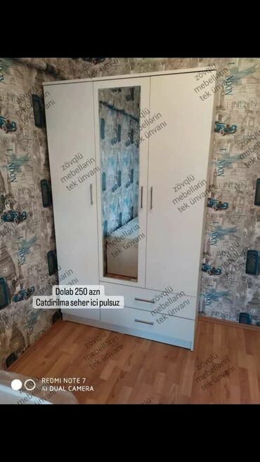 шкаф из дсп: *dolab* Qiymət nagd satisda 250 azn ✔️ Sifarisle hazirlanir ✔️ ölçü