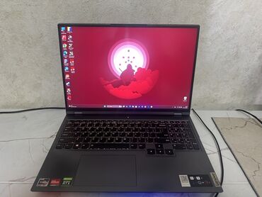 мощный ноутбук: Ноутбук, Lenovo, 32 ГБ ОЗУ, AMD Ryzen 7, 16 ", Игровой, память NVMe SSD