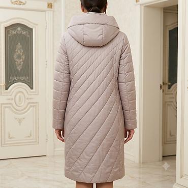 drap paltolar: Qadınlar üçün uzun qışlıq paltar (pufik/parkа tipli) Razmer:40-42 - — 4