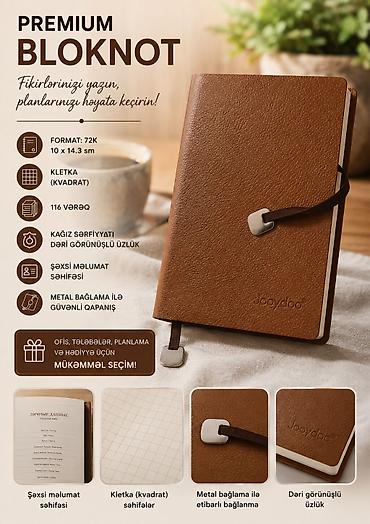 a4 vərəqi qiyməti: Premium bloknotlar.
10x14.3/14.5x21/18x25 sm — 1