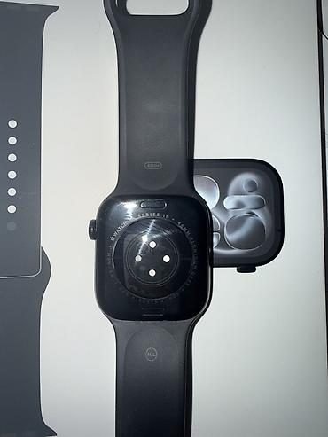 Акылдуу сааттар: Apple Watch Series 11, GPS, 46 мм, алюминиевый корпус, цвет Jet Black — 3