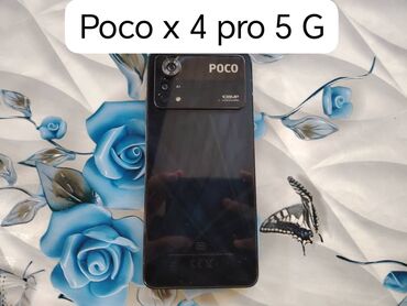 электроника магнитафон: Poco X4 Pro 5G, Колдонулган, 8 ГБ, түсү - Кара, 2 SIM