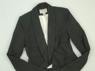 czarne bluzki damskie: Women's blazer H&M, XS (EU 34), condition - Good