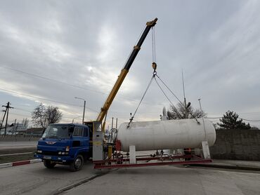 Услуги манипулятора: Кран услуга Стрела 21 метр Контейнер вагон бухта кирпич кум шагыл — 2