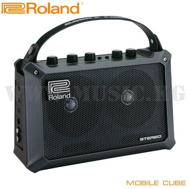 Микрофоны: Портативный комбоусилитель Roland Mobile Cube MOBILE CUBE позволит в