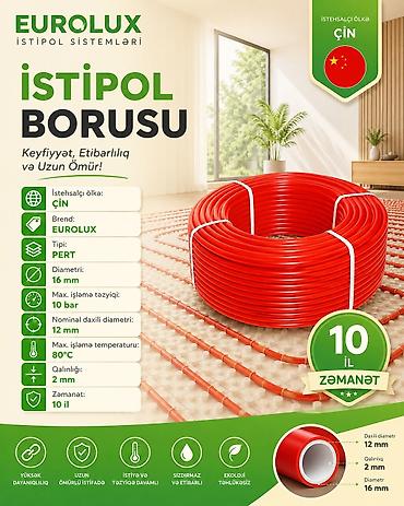 İsti pol üçün kollektorlar: ®️İSTİPOL BORULARI 👍 ✔️Pexalpex borular ✔️Oksigen bariyerli borular -da lalafo.az — 6 İsti pol üçün kollektorlar: ®️İSTİPOL BORULARI 👍 ✔️Pexalpex borular ✔️Oksigen bariyerli borular — 6
