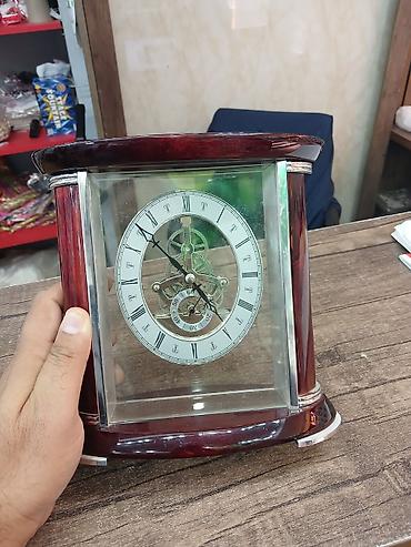 Ev saatları: Masaüstü saatlar, Mexaniki, Saniyə əqrəbi — 2