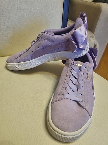 puma krasofka: Puma ayaqqabı bənövşəyi 37 Boy, tamamilə yeni Qiymət 60 manat Кеды — 2