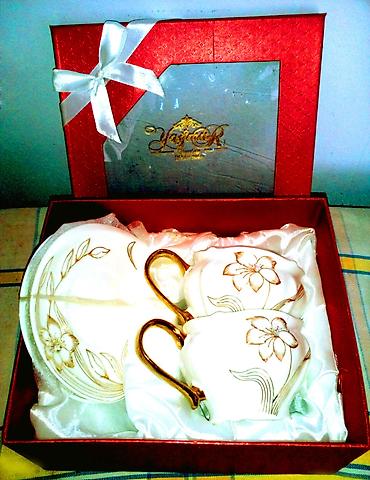 cay servizi: Çay dəsti, Farfor, 2 nəfərlik — 1