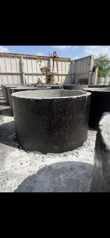 Железобетонные (ЖБИ) кольца для септика: Железобетонное (ЖБИ) кольцо для септика Размер: 110 x 90 x 8 см, Платная установка, В розницу — 12