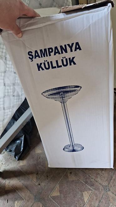 sıqaret: Şampanya tipli döşəmə külqabı - Material: paslanmayan polad - — 1