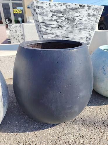 caxmaq daşı: Beton dekorativ güldan/çiçək qabları - Material: yüksək möhkəmliyə — 2