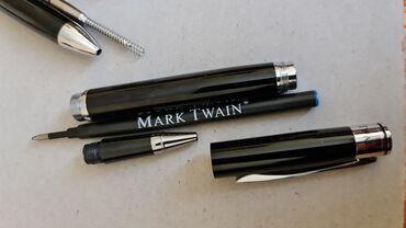 Ostalo: Set pisaćih instrumenata Mark Twain u futroli Triumph-Adler - — 2