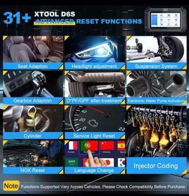 Alati za automobile: Novo- Xtool D6S OBD2 - 30 Resets CAN FD Auto Dijagnostika XTOOL D6S — 4