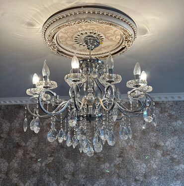 listlər: Çılçıraq, 10 və daha çox lampa, Xrustal