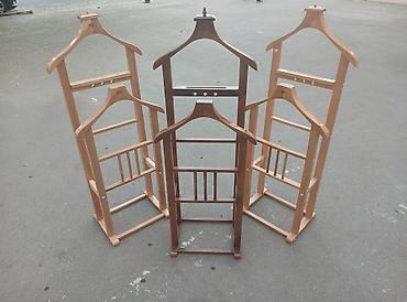 dəm qaşığı: Taxta geyim valetləri (kişilər üçün paltar asqısı-stendi) - Material — 10