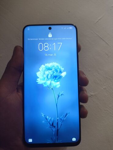 s22 telefon: Honor X8, 128 GB, Barmaq izi, İki sim kartlı, Face ID