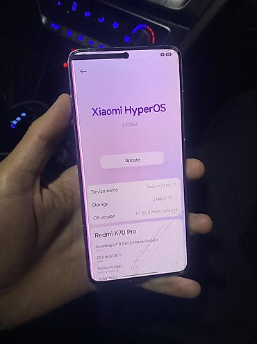 Redmi, Redmi K70 Pro, Б/у, 1 ТБ, цвет - Белый, 2 SIM