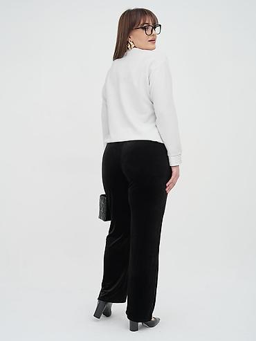 Блузки: Блузка из ткани с люрексом идеально дополнит ваш образ как деловой / — 6