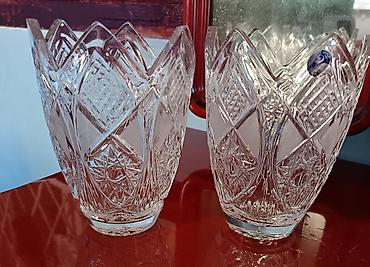 Digər süfrə qabları: Kolleksiya şüşə/xrustal qablar toplusu hamısı rus xurustalıdı. - 6 — 7