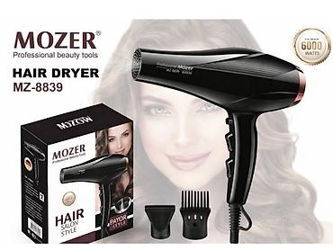fen daraq: №: 6578 Məhsulun adı: Fen MOZER MZ-8839 AC BLACK Brend: Mozer — 1