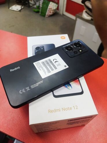 ноутбук core: Redmi, Redmi Note 12, 128 ГБ, цвет - Серый, 2 SIM