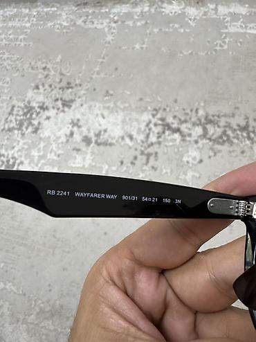 Aksesuarlar: Original Ray-Ban qadın gün eynəyi + Despada line eynəyi hədiyyə - — 2