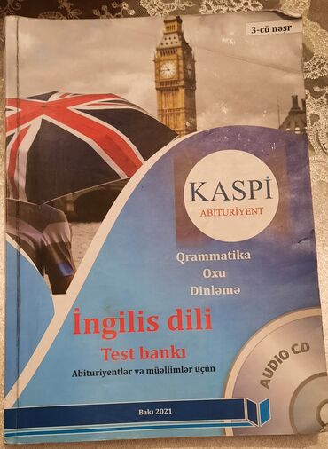 ingilis dili 4 cu sinif test: Ingilis dili kaspi kitabı,çox yararlı gözəl testlər dinləmələri var