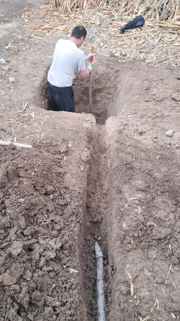 разнорабочий ош: Земляные и строительные работы «под ключ» - Рытьё траншей и