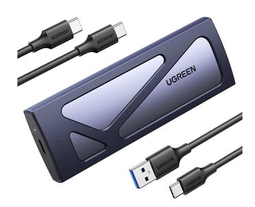 Жёсткие диски (HDD): UGREEN NVME SSD Enclosure 💠Brend: UGREEN 💠SSD dəstəyi: NVME 2230/