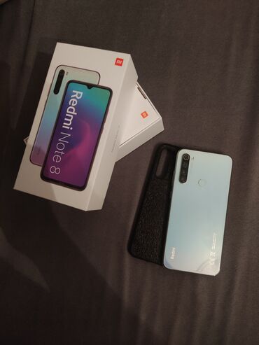 Xiaomi: Xiaomi Redmi Note 8, 32 GB, rəng - Ağ, 
 Zəmanət, İki sim kartlı, Sənədlərlə
