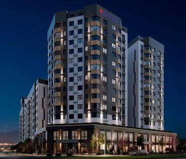 эмарк жибек жолу: 2 комнаты, 74 м², Элитка, 3 этаж, ПСО (под самоотделку)