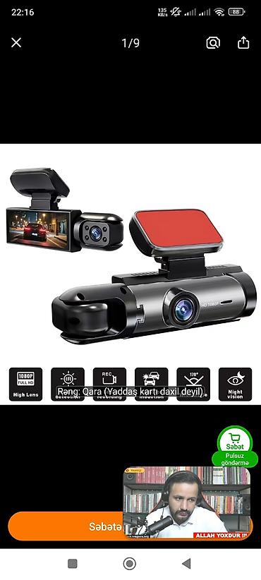 Avtoelektronika: BCUOZ Dual Lens avtomobil DVR kamera Xüsusiyyətlər: - İkili kamera — 2