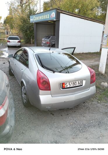 бишкек машина матиз: Nissan Primera: 2002 г., 2 л, Механика, Газ, Хетчбек