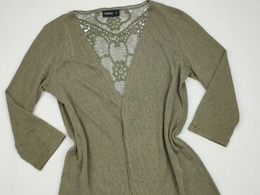 bluzki damskie khaki: Kardigan, Janina, S, stan - Dobry