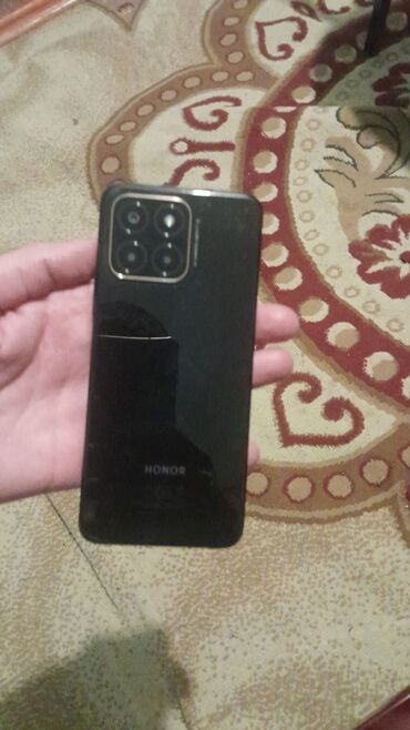 qusarda telefon satisi: Honor X6, 64 GB, rəng - Qara, Sensor, Barmaq izi, İki sim kartlı