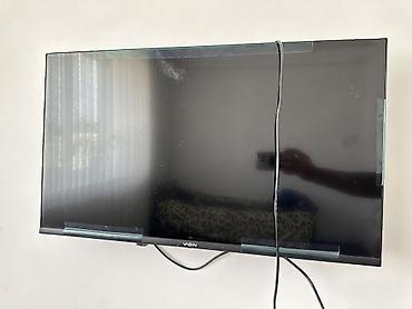 видио секс: Телевизор VASIN, диагональ около 32–40". Плоская LED‑панель с тонкими — 2