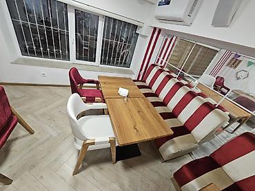 divan restoran ucun: Restoran, kafe üçün masa-divan dəsti satılır. Masa 95 Azn (15 ədəddir) — 3
