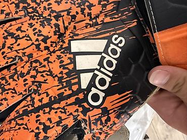 İdman və istirahət: Adidas qapıçı əlcəkləri - Rəng/design: narıncı-qara kamuflyaj — 2