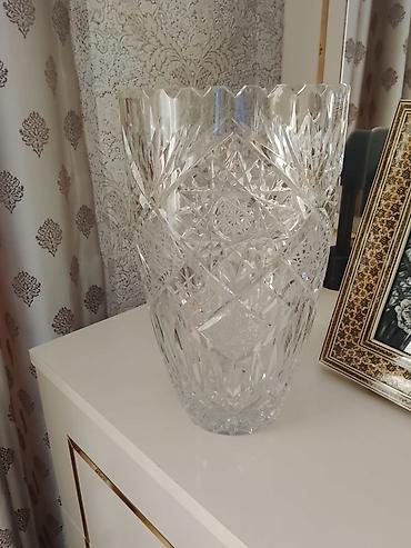 salfet: Kolleksiya kristal məmulatlar dəsti - Material: qalın, şəffaf kəsme — 1