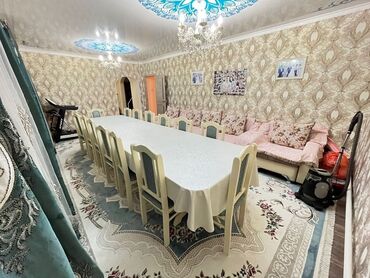 токмок дом аренда: 100 м², 4 комнаты, Забор, огорожен, Подвал, погреб