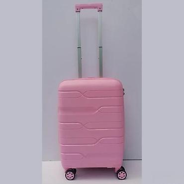 Putni koferi i torbe: Tvrdi kofer na točkiće – ružičasti - Materijal: čvrsta ABS/plastika — 1