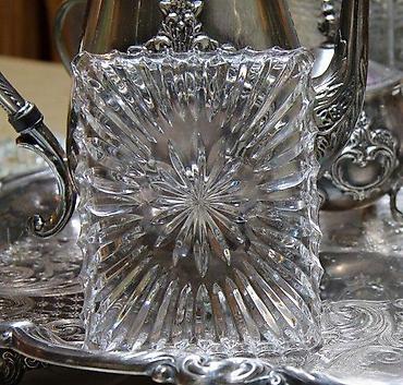 Ostalo posuđe: Kristalne pravougaone posude 2 komada. Prekrasne kristalne posude — 4