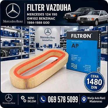 FILTER VAZDUHA MERCEDES 124 190 | Filter vazduha Mercedes 124 190 je na lalafo.rs FILTER VAZDUHA MERCEDES 124 190 | Filter vazduha Mercedes 124 190 je