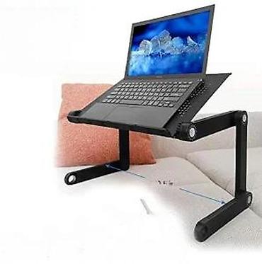 Druga oprema za računare i laptopove: Podesivi aluminijumski stalak/stočić za laptop - Višenamenski dizajn — 16