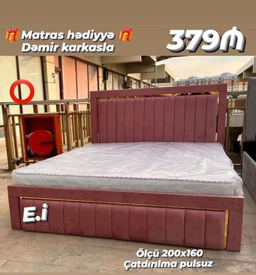 taxt kiravatlar: Yeni, İkinəfərlik çarpayı, Matras ilə